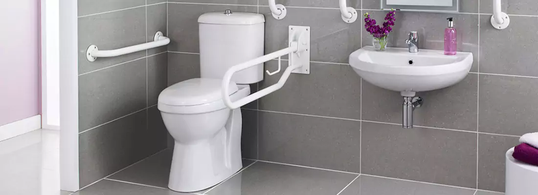 Modern Handicap Bathroom Solutions with Safety Features in Pinecrest, FL